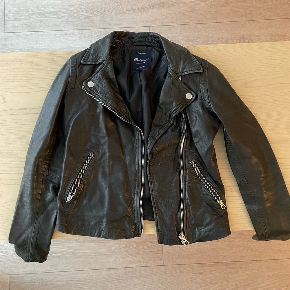 Madewell Leather Motorcycle Jacket